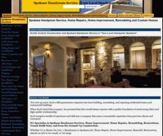 Scottscustomconstruction.com(Spokane Handyman Service) Screenshot