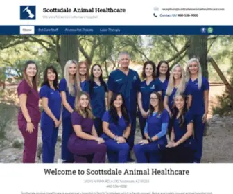 Scottsdaleanimalhealthcare.com(Family Owned Veterinary Hospital In Scottsdale) Screenshot