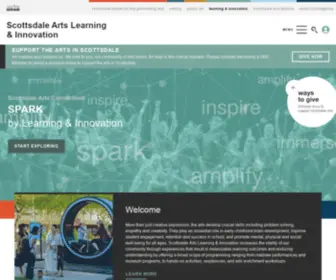 Scottsdaleartslearning.org(Scottsdale Arts Learning & Innovation) Screenshot