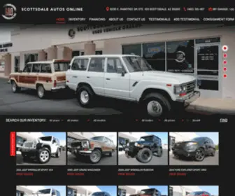 Scottsdaleautosonline.com(Scottsdale Autos Online) Screenshot