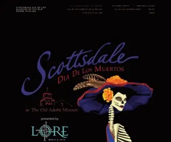 Scottsdalediadelosmuertos.com(Scottsdale Dia de Los Muertos) Screenshot