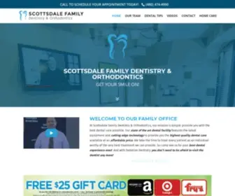 Scottsdalefamilydentistry.com(Scottsdale Dentist Scottsdale Family Dentistry & Orthodontics) Screenshot