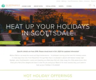 Scottsdaleholidayexperience.com(Official Travel Site for Scottsdale) Screenshot