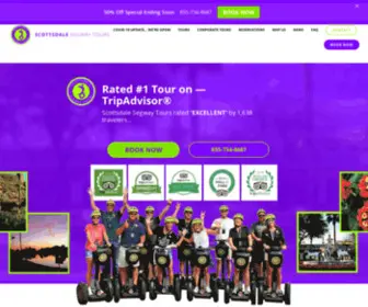 Scottsdalesegwaytours.com(The REAL SCOTTSDALE SEGWAY TOURS) Screenshot