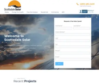 Scottsdalesolarsystems.com(Experts at Installing Solar Panels for Residential and Commercial Properties in Phoenix and the surrounding area) Screenshot