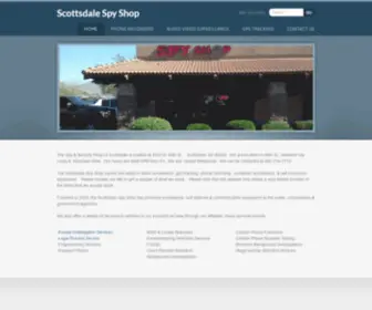 Scottsdalespy.com(Scottsdale Spy Shop) Screenshot