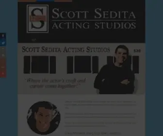 Scottseditaacting.com(Scott Sedita Acting Studios) Screenshot