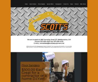 Scottsequipment.net(ScottsEquipmentSalesandRental) Screenshot