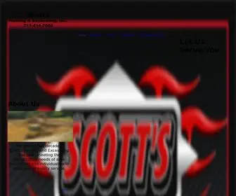 Scottshauling.com(Scotts hauling and excavating inc) Screenshot