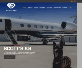 Scottsk9.com(Scott's K9) Screenshot