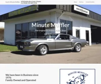 Scottsminutemuffler.com(Minute Muffler Dublin CA) Screenshot