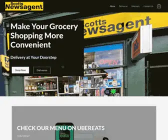 Scottsnewsagent.uk(Scotts Newsagent Best Grocery Store in Edinburgh) Screenshot