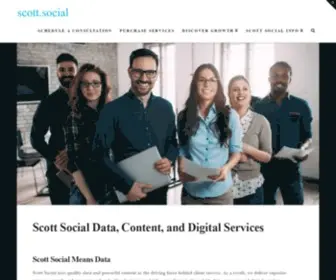 Scottsocial.com(Scott Social Data) Screenshot