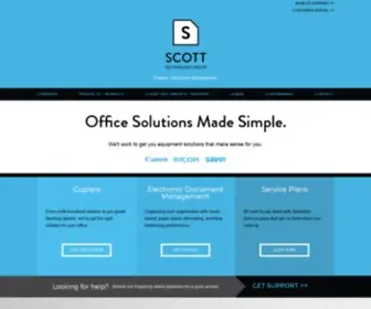 Scottsoffice.com(Scott Technology Group) Screenshot