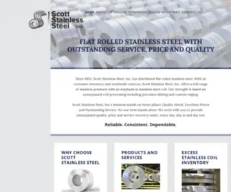 Scottstainless.com(Scott Stainless Steel) Screenshot