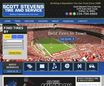 Scottstevenstireandservice.com(Scott Steven's Tire & Service) Screenshot