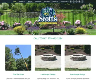 Scottstreeandlandscapema.com(Scott's Tree and Landscape) Screenshot