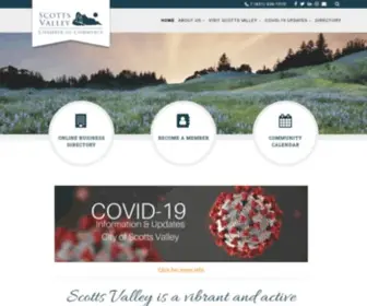 Scottsvalleychamber.com(The Scotts Valley Chamber of Commerce) Screenshot