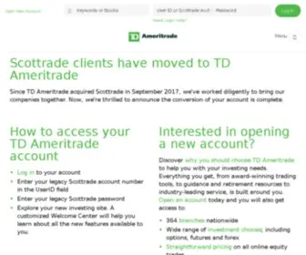 Scotttrade.com(Online Trading and Online Investing) Screenshot
