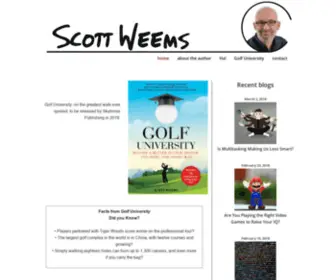 Scottweems.com(Scott Weems author page) Screenshot