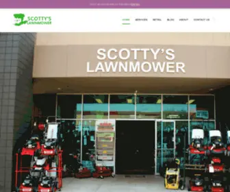 Scottyslawnmower.com(Scotty's Lawnmower) Screenshot