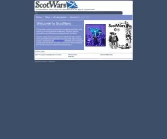 Scotwars.com(Scottish Military History from the Renaissance through to the Age of Enlightenment) Screenshot