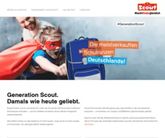 Scout-Retail.com(Scout Schulranzen) Screenshot