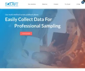 Scout.co.il(Professional web survey system) Screenshot