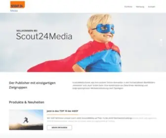 Scout24Media.com(Willkommen bei Scout24Media) Screenshot