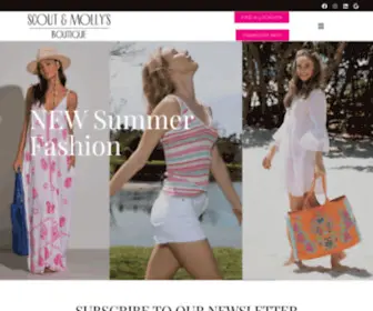 Scoutandmollys.com(Womens Clothing Boutique Franchise) Screenshot