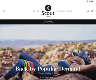 Scoutdesignsactive.com(Bold style. Premium fabrics. Made in Los Angeles. Scout Designs) Screenshot