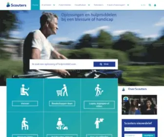 Scouters.nl(Beste oplossingen & hulpmiddelen bij een blessure of handicap) Screenshot