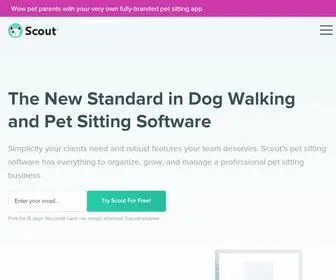 Scoutforpets.com(#1 Dog Walking & Pet Sitting Software) Screenshot