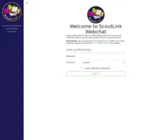 Scoutlink.org(The Lounge) Screenshot