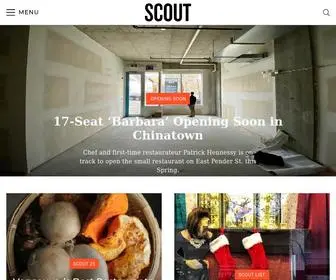 Scoutmagazine.ca(The best of Vancouver food and culture) Screenshot