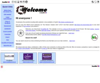 Scoutnet.org.uk(ScoutNet UK) Screenshot