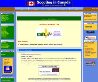 Scoutscan.com(Scouting In Canada) Screenshot