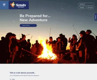 Scouts.com.au(Scouts Australia) Screenshot