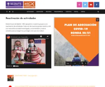 Scoutsdemadrid.org(Scouts de Madrid) Screenshot