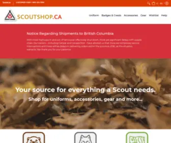 Scoutshop.ca(Scout Shop) Screenshot