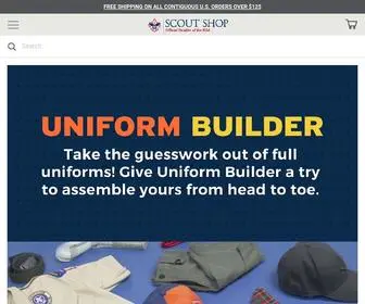 Scoutshop.org(Official online store for the Boy Scouts of America®) Screenshot