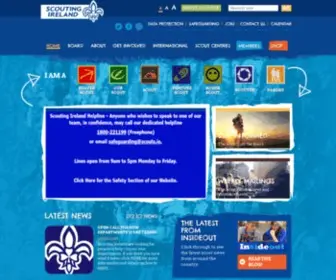 Scouts.ie(Scouting Ireland) Screenshot