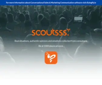 Scoutsss.com(Dialog Engagement & Automation Software) Screenshot