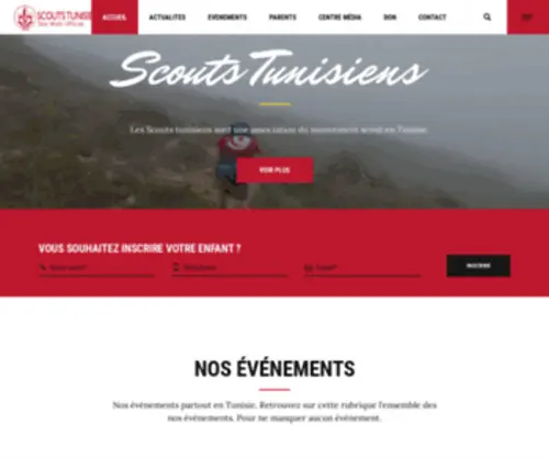 Scouts.tn(Site en cours de maintenance) Screenshot