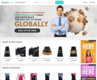 Scoutstock.com(Global B2B Marketplace &amp; Directory) Screenshot