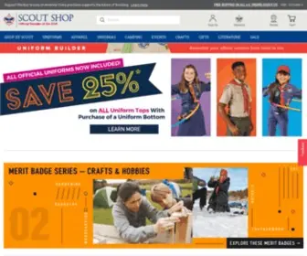 Scoutstuff.org(Official online store for the Boy Scouts of America®) Screenshot