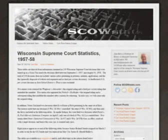 Scowstats.com(SCOWstats) Screenshot