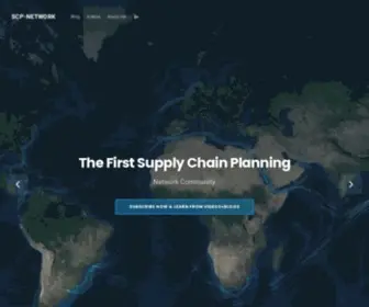 SCP-Network.com(Supply Chain Planning Network community) Screenshot