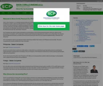 SCP-PH.com(PHILIPPINE ACCOUNTING FIRM OF SCP & Co) Screenshot