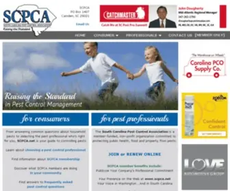 SCpca.net(South Carolina Pest Control Association) Screenshot